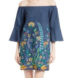Alice + Olivia Embroidered Dress NWT